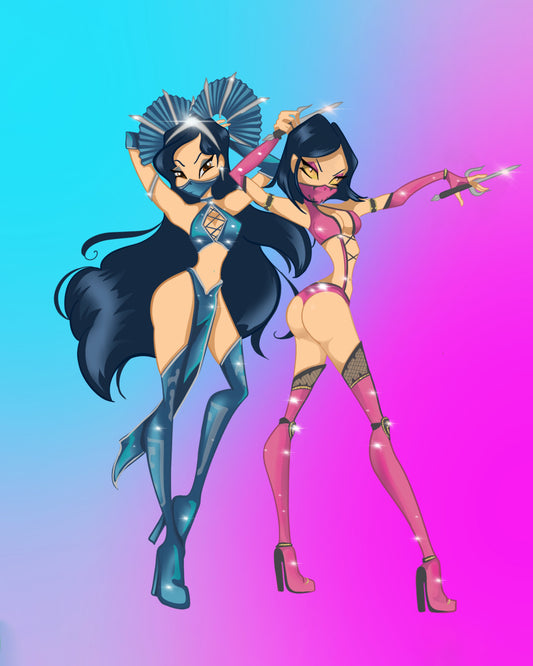 Mileena and Kitana