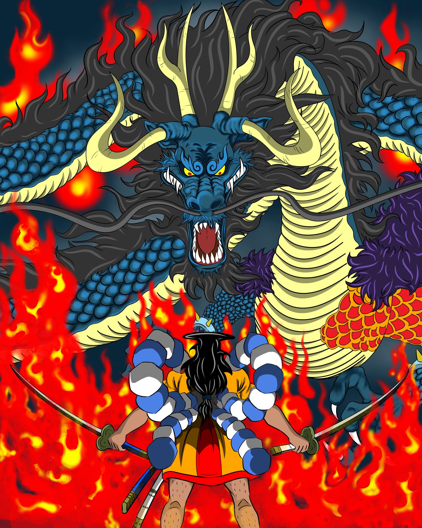 Oden vs Kaido
