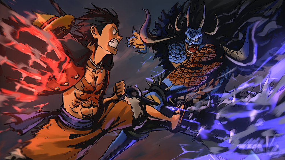 Luffy vs Kaido