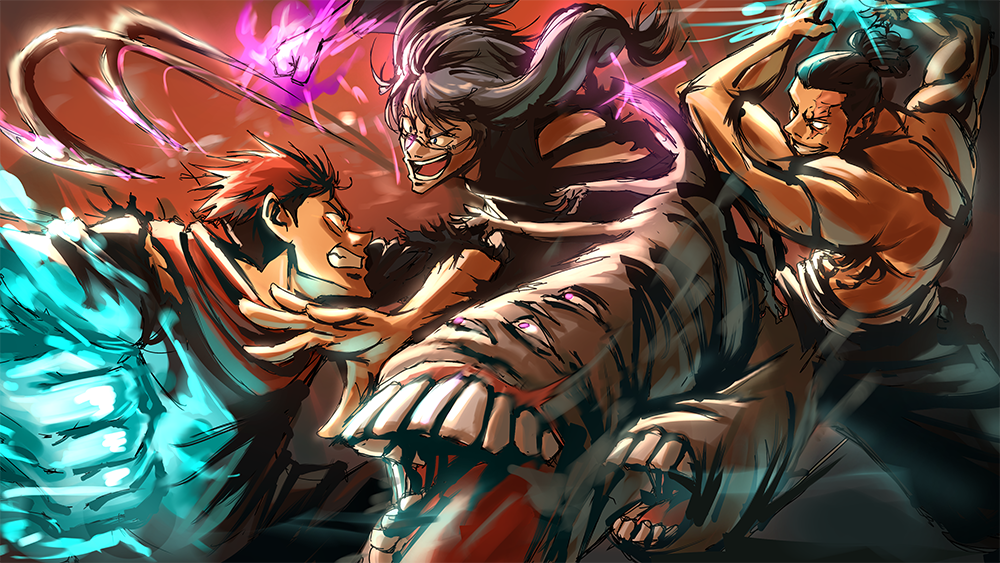 Yuji & Todo vs Mahito